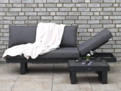 Multifunktionale Alu Lounge Liege Sofa Vermont -Gartenmöbel Verkäufe aluminium lounge liege sofa gartenliege vermont ambientebild 1 627x627