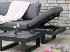 Multifunktionale Alu Lounge Liege Sofa Vermont -Gartenmöbel Verkäufe aluminium lounge liege sofa gartenliege vermont ambientebild 2 627x627