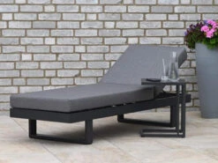 Multifunktionale Alu Lounge Liege Sofa Vermont -Gartenmöbel Verkäufe aluminium lounge liege sofa gartenliege vermont ambientebild 3 627x627