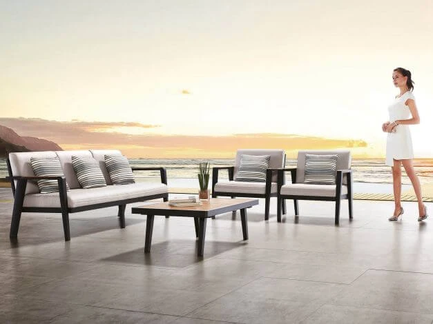 Alu-Teak Loungemöbel Regency Loungesessel 5 Alu-Teak Loungemöbel Regency Loungesessel – Bild 3