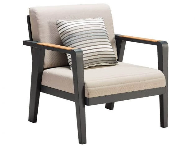 Loungeset Ecke Regency 7-teilig Alu-Teak Living 5 Loungeset Ecke Regency 7-teilig Alu-Teak Living – Bild 3