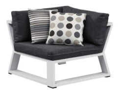 Garten Lounge Set Ecke Lovina White 5-teilig -Gartenmöbel Verkäufe aluminium loungeset lovina white eckmodul 627x627