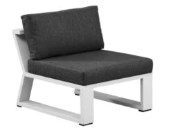 Garten Lounge Set Ecke Lovina White 5-teilig -Gartenmöbel Verkäufe aluminium loungeset lovina white mittelmodul 627x627