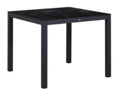 Alu New Superstone Gartentisch Serie Melago Anthrazit
