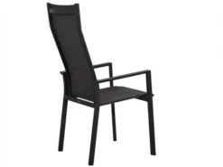 Alu Stapelsessel Trivento Highback Anthrazit|dark-smoke -Gartenmöbel Verkäufe aluminium stapelsessel hoch trivento highback anthrazit dark smoke rueckansicht 627x627
