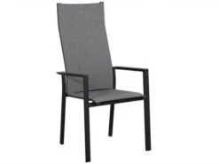 Alu Stapelsessel Trivento Highback Anthrazit|light-smoke
