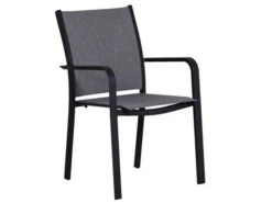 Aluminium Stapelsessel Marina Anthrazit|light-smoke