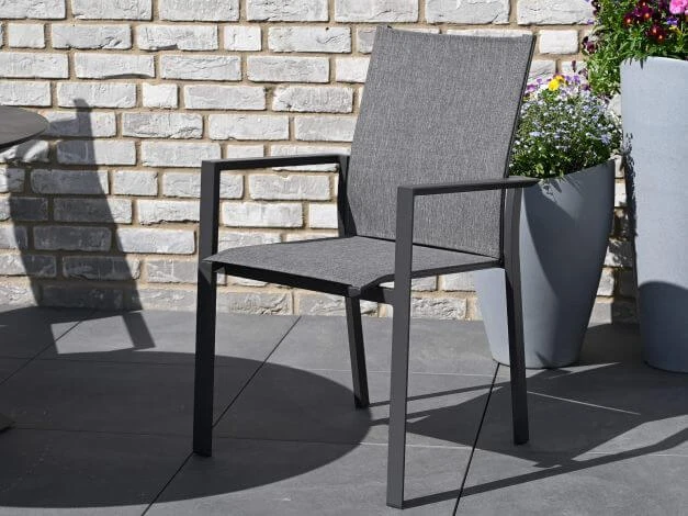 Alu Stapelsessel Trivento Anthrazit|dark-smoke 9 Alu Stapelsessel Trivento Anthrazit|dark-smoke – Bild 7