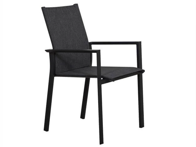 Alu Stapelsessel Trivento Anthrazit|dark-smoke 4 Alu Stapelsessel Trivento Anthrazit|dark-smoke – Bild 2