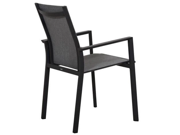 Alu Stapelsessel Trivento Anthrazit|light-smoke 6 Alu Stapelsessel Trivento Anthrazit|light-smoke – Bild 4