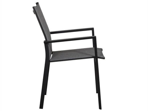 Alu Stapelsessel Trivento Anthrazit|light-smoke 5 Alu Stapelsessel Trivento Anthrazit|light-smoke – Bild 3