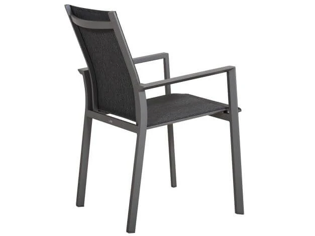 Alu Stapelsessel Trivento Graphit|dark-smoke 6 Alu Stapelsessel Trivento Graphit|dark-smoke – Bild 4