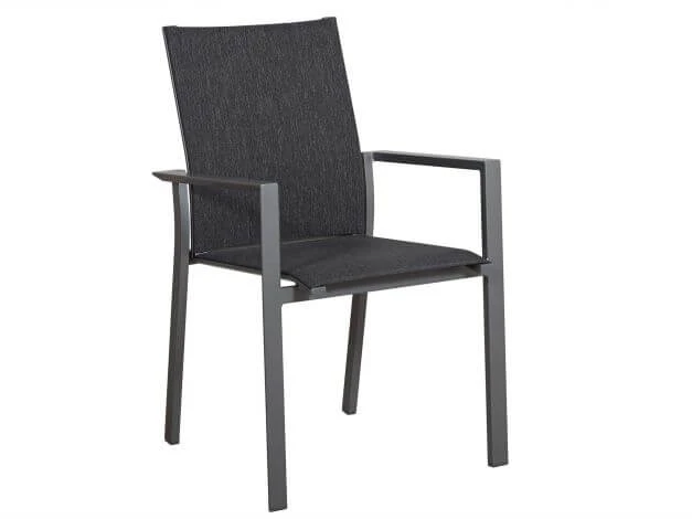 Alu Stapelsessel Trivento Graphit|dark-smoke 3 Alu Stapelsessel Trivento Graphit|dark-smoke