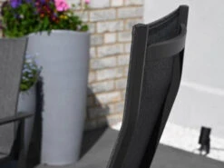 Alu Stapelsessel Trivento Highback Anthrazit|dark-smoke -Gartenmöbel Verkäufe aluminium stapelsessel trivento highback anthrazit dark smoke detailbild 1 627x627