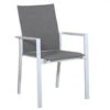 Alu Stapelsessel Trivento Weiß|light-smoke -Gartenmöbel Verkäufe aluminium stapelsessel trivento weiss light smoke 627x627