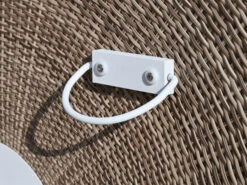 Strandkorb Luxury Aluminium XL PE Seashell Dessin Southend 160 -Gartenmöbel Verkäufe aluminium strandkorb luxury seashell uni grau ambientebild 2 627x627