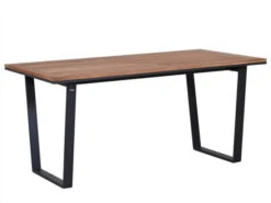 Kufen Gartentisch Volterra Teakholz Edelstahl Anthrazit