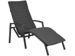 Bäderliegen Polster Auflage Santa Fe Anthrazit