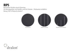 Alu Gartenstuhl Auflage Stoffkollektion Rips 4 Größen -Gartenmöbel Verkäufe auflagen nach mass dessin rips uebersicht 627x627 5