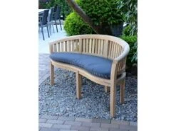 Auflage Für Bananenbank Stoffkollektion Rips -Gartenmöbel Verkäufe bananenbankauflage ambientebild anthrazit 627x627