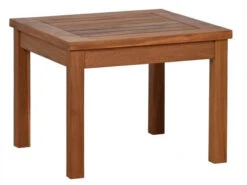 Teakholz Beistelltisch Aspen Geölt 50x50cm