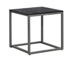 Beistelltisch Outdoor Melago Alu Graphit HPL 45x45cm