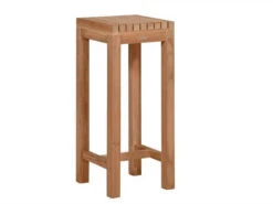 Teak Beistelltisch Pflanzentisch Hocker Samoa 25x25x60cm