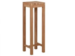Teak Beistelltisch Pflanzentisch Hocker Samoa 25x25x80cm