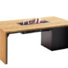 Feuertisch Cosibridge 140 Teakholz -Gartenmöbel Verkäufe cosi fires feuerstelle cosibridge teak teakholz 627x627