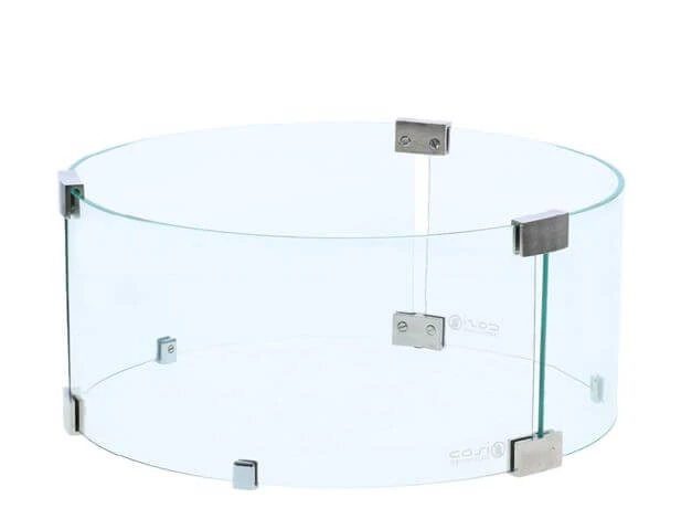 Feuertisch Cosiloft Round 120 Black Mit Glasrahmen 5 Feuertisch Cosiloft Round 120 Black Mit Glasrahmen – Bild 3