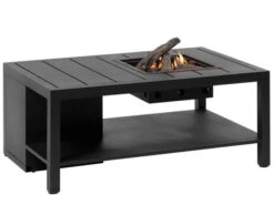 Feuertisch Cosiflow Straight Alu Anthracite