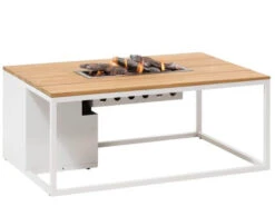 Feuertisch Cosiloft 120 White Teak Top