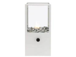 Tischfeuer Cosiscoop Dome White -Gartenmöbel Verkäufe cosiscoop dome white tischfeuer frontansicht 627x627