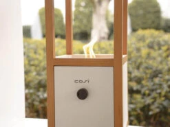 Tischfeuer Cosiscoop Urban White -Gartenmöbel Verkäufe cosiscoop urban white teakholz teak ambientebild 2 627x627