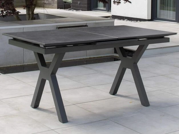 Gartentisch Hammond Ausziehtisch 160/210x90cm Sinterstone Dark Grey 7 Gartentisch Hammond Ausziehtisch 160/210x90cm Sinterstone Dark Grey – Bild 5