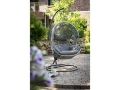 Hängesessel Hängekorb Madeira Grey Kissen Dark Grey -Gartenmöbel Verkäufe devries haengesessel haengekorb madeira 60017 ambientebild 2 627x627