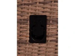 Juan Dining Relaxsessel 8mm Spotted Brown -Gartenmöbel Verkäufe devries juan relaxsessel polyrattan spotted brown 40565 detailbild 627x627