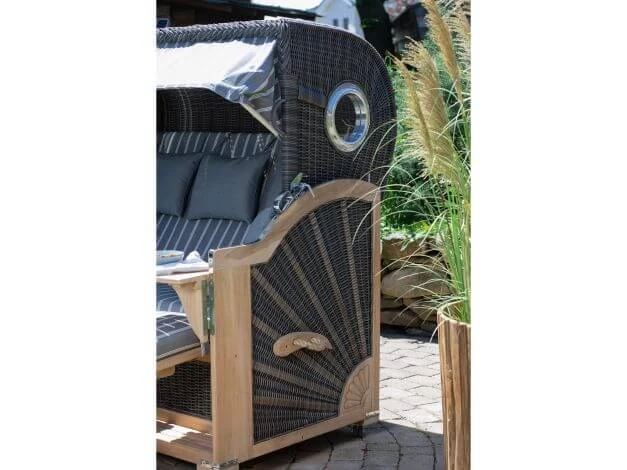 Teak Strandkorb PURE® Albatros XXL Stone Grey Dessin 235 8 Teak Strandkorb PURE® Albatros XXL Stone Grey Dessin 235 – Bild 6
