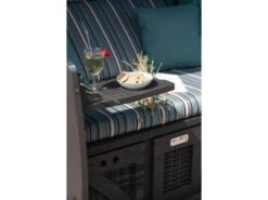 Bullaugen Strandkorb Amrum XL Stone Grey Dessin 444 -Gartenmöbel Verkäufe devries strandkorb amrum xl stone grey ambientebild 6 627x627