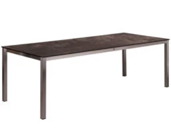 Gartentisch Willington 240x100cm Edelstahl HPL