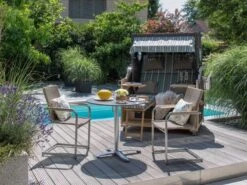 Gartentisch Klapptisch Willington Ø80cm Aluminium HPL 10 Gartentisch Klapptisch Willington Ø80cm Aluminium HPL -Gartenmöbel Verkäufe devries willington klapptisch aluminium ambientebild garten 627x627