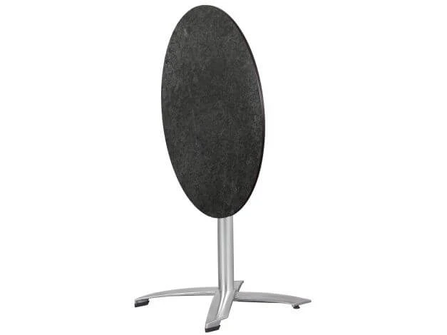 Gartentisch Klapptisch Willington Ø80cm Aluminium HPL 4 Gartentisch Klapptisch Willington Ø80cm Aluminium HPL – Bild 2