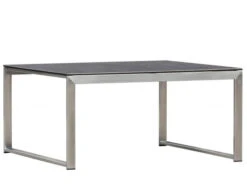 Edelstahl Loungetisch Diamond 90x90x45cm