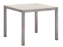 Edelstahl Dekton Gartentisch Serie Livigno