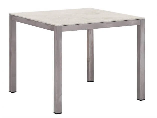 Edelstahl Dekton Gartentisch Serie Livigno 3 Edelstahl Dekton Gartentisch Serie Livigno