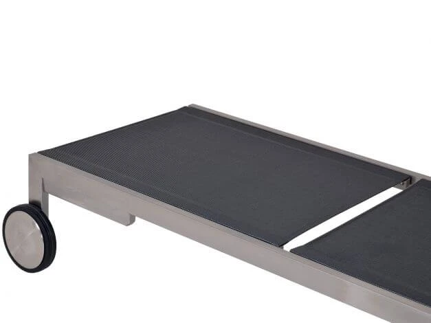 Edelstahl Gartenliege Palladium Silvergrey 4 Edelstahl Gartenliege Palladium Silvergrey – Bild 2