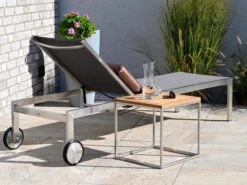 Edelstahl Gartenliege Rhodium Easy Lift Dark-smoke -Gartenmöbel Verkäufe edelstahl gartenliege rhodium easy lift dark smoke ambientebild 2 627x627