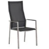 Edelstahl Highback Stapelsessel Karat Softsling Black -Gartenmöbel Verkäufe edelstahl gartenstuhl karat highback hochlehner 627x627