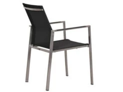 Edelstahl Stapelsessel Karat Softsling Black -Gartenmöbel Verkäufe edelstahl gartenstuhl karat stapelsessel stapelstuhl rueckansicht 627x627
