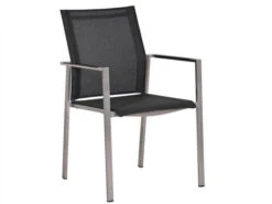 Edelstahl Stapelsessel Karat Softsling Black
